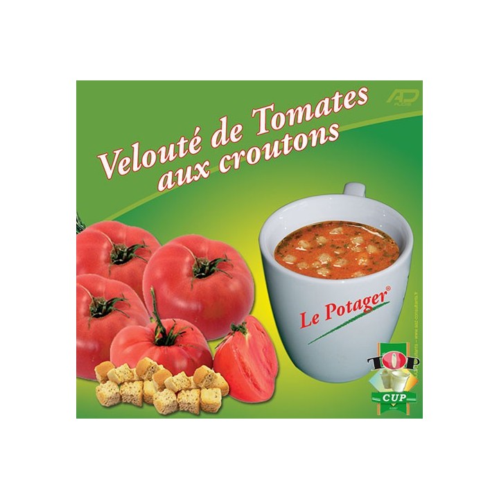 VELOUTÉ TOMATE CROÛTONS Gobelet Pré-Dosé.