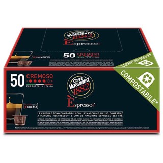 Expresso Crémeux Vergnano 1882 CREMOSO 30 Capsules Compatible Nespresso