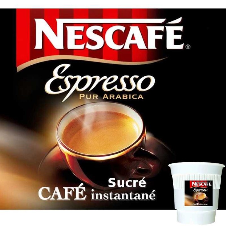 ESPRESSO NESCAFÉ Gobelet Pré-Dosé