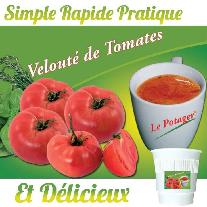 VELOUTÉ TOMATE CROÛTONS Gobelet Pré-Dosé.